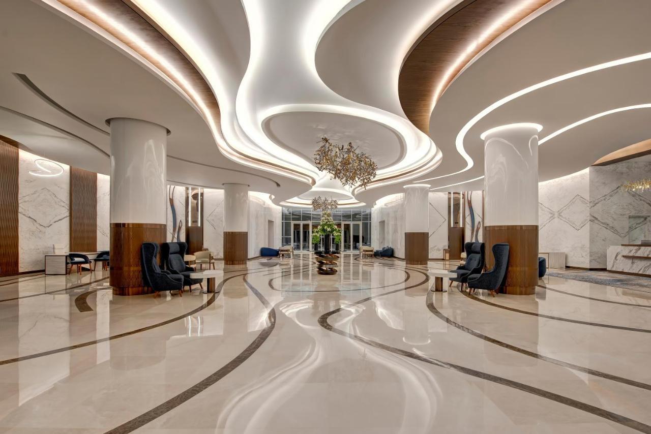 Royal M Al Aqah Beach Resort By Gewan Экстерьер фото The lobby of the hotel