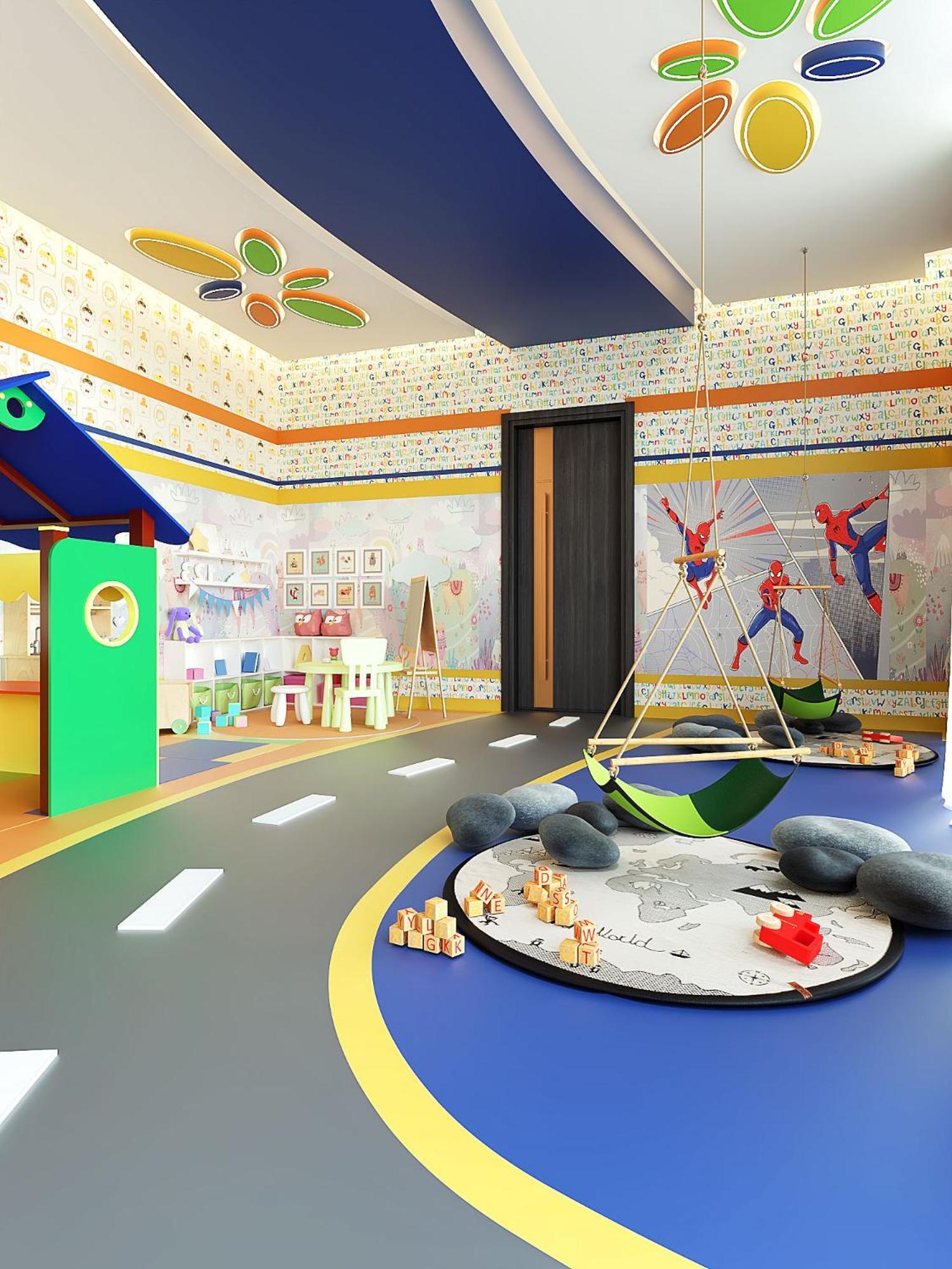 Royal M Al Aqah Beach Resort By Gewan Экстерьер фото 3D rendering of a nursery